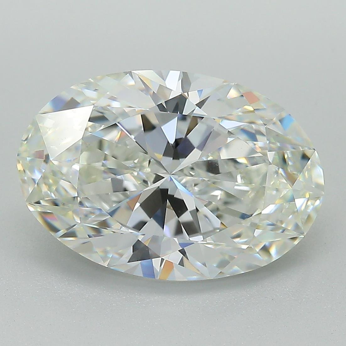 4.56ct H VVS2 Rare Carat Ideal Cut Oval Lab Grown Diamond