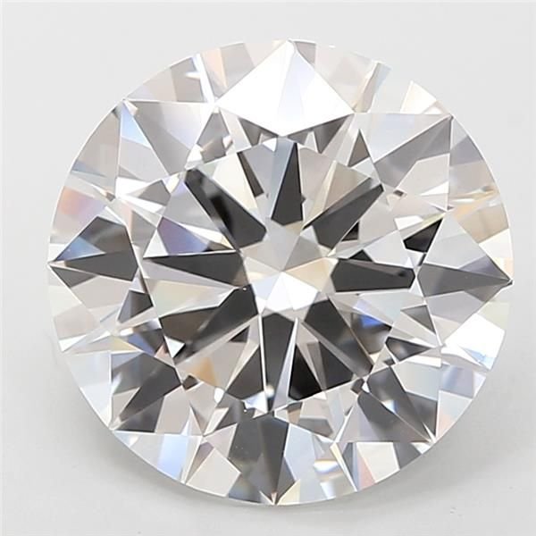 5.72ct E VVS2 Excellent Cut Round Lab Grown Diamond