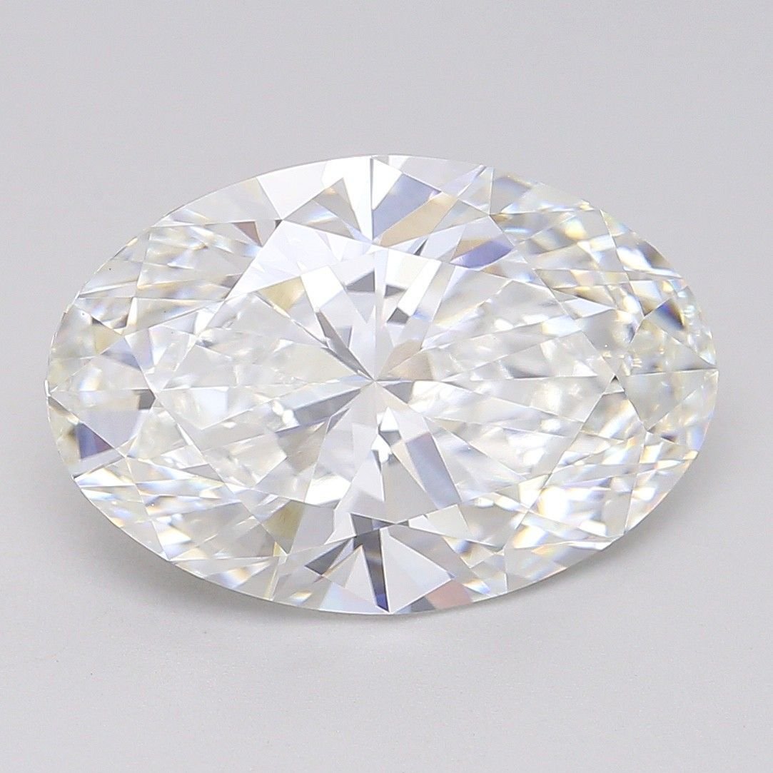 8.06ct E VVS2 Rare Carat Ideal Cut Oval Lab Grown Diamond