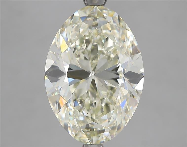 5.52ct K SI1 Rare Carat Ideal Cut Oval Diamond