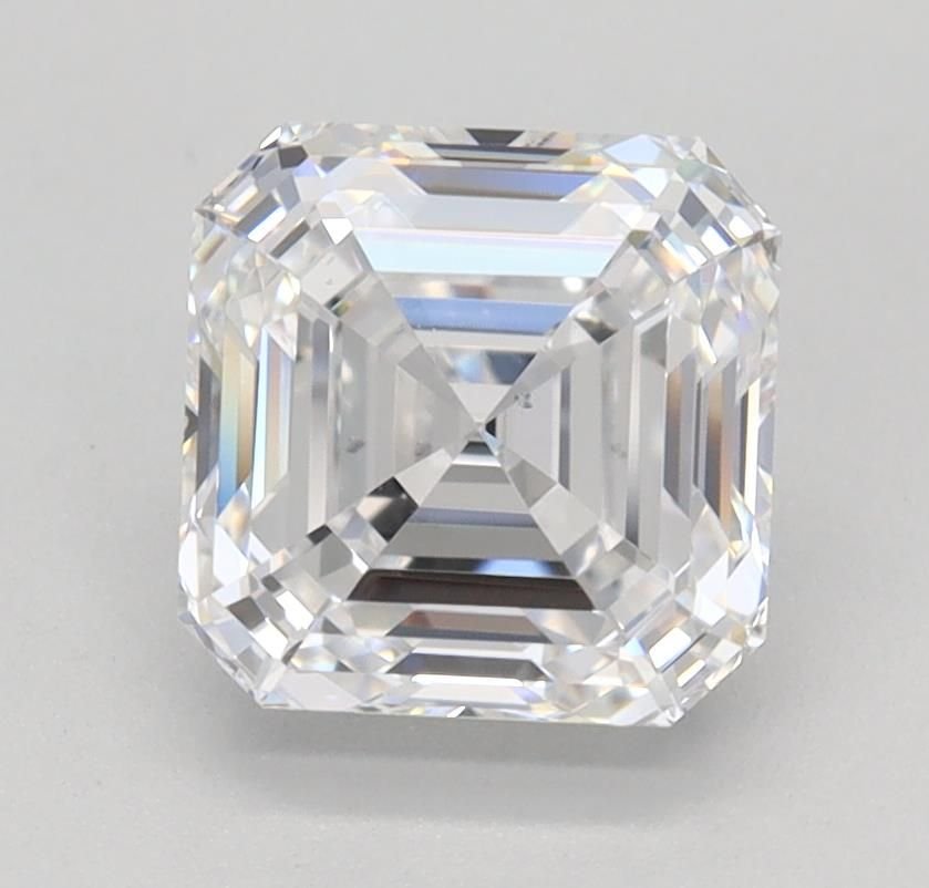 1.50ct D VS2 Rare Carat Ideal Cut Asscher Lab Grown Diamond