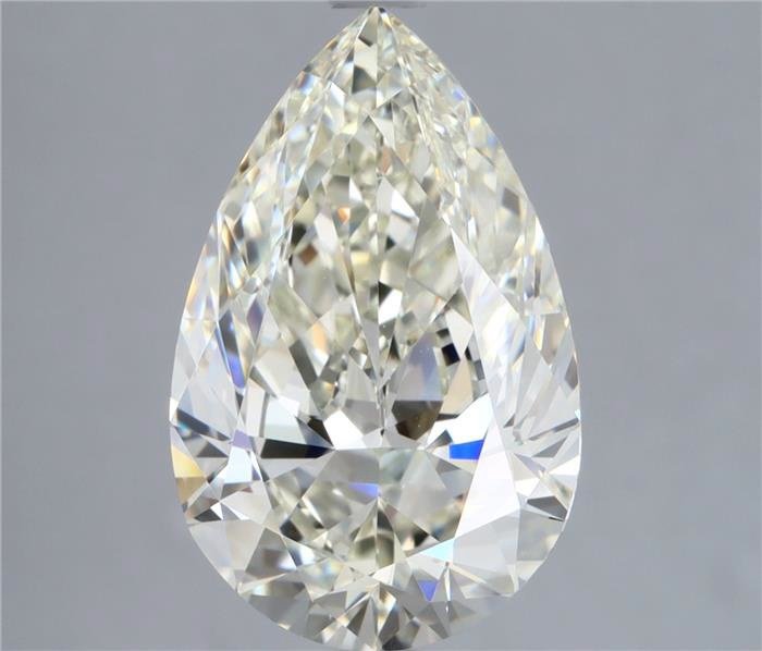3.08ct K VS1 Rare Carat Ideal Cut Pear Diamond