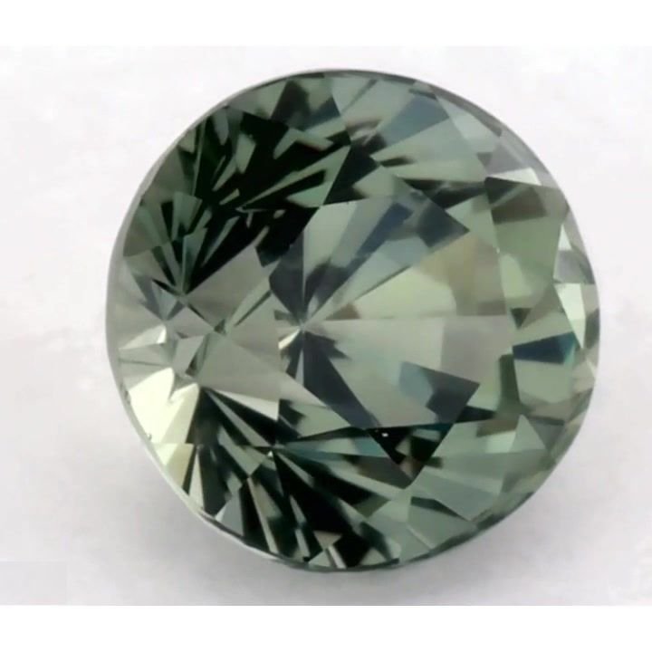 1.11 Carat Green Round Sapphire