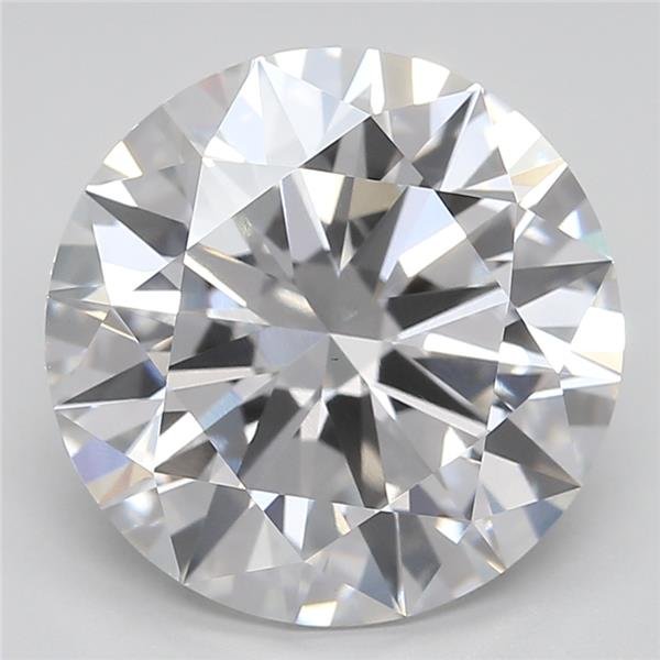 5.13ct F VVS2 Excellent Cut Round Lab Grown Diamond