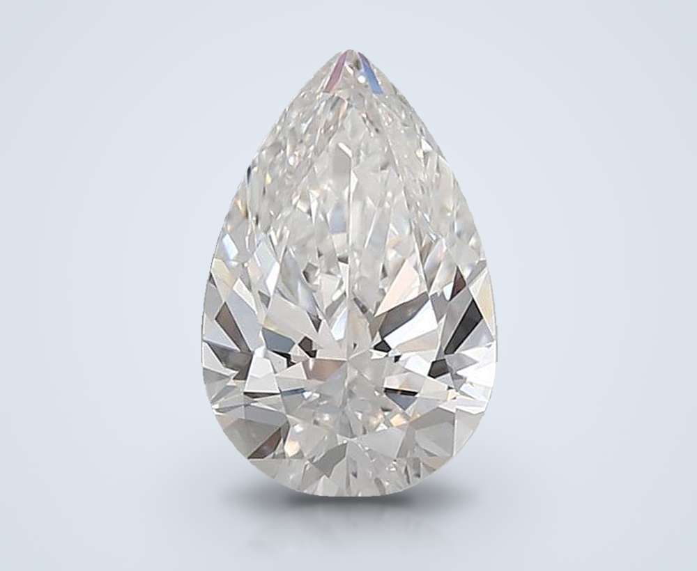 2.07 Carat Pear Lab Diamond