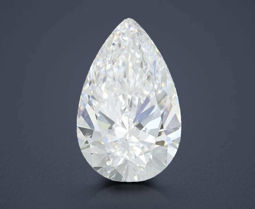 1.50 Carat Pear Lab Diamond