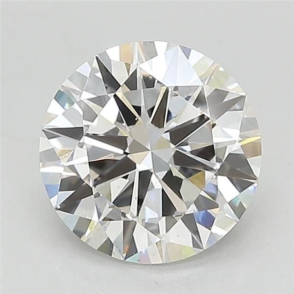 2.01ct D VS2 Excellent Cut Round Lab Grown Diamond