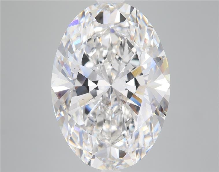 10.69ct F VS2 Rare Carat Ideal Cut Oval Lab Grown Diamond