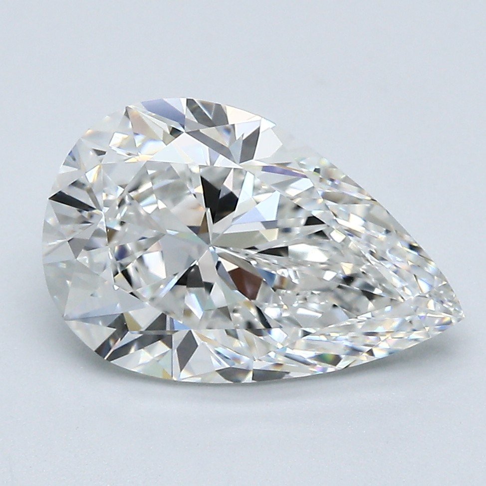 3.38 Carat Pear Natural Diamond