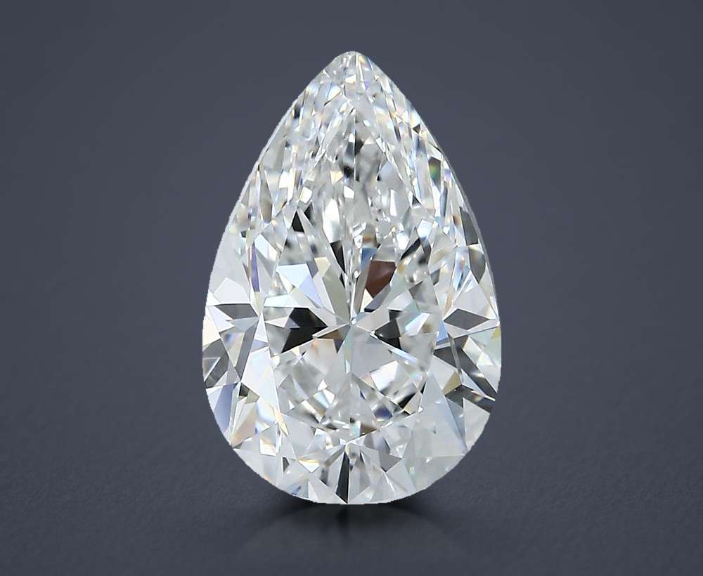 3.38 Carat Pear Natural Diamond