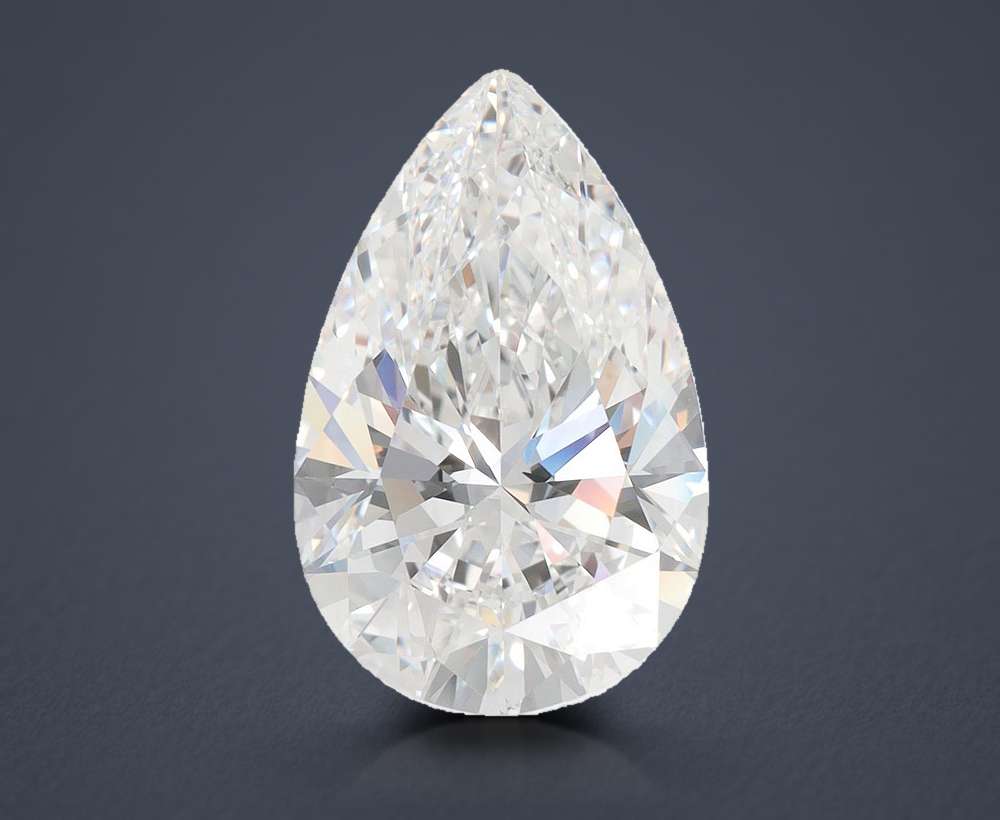 6.51 Carat Pear Lab Diamond