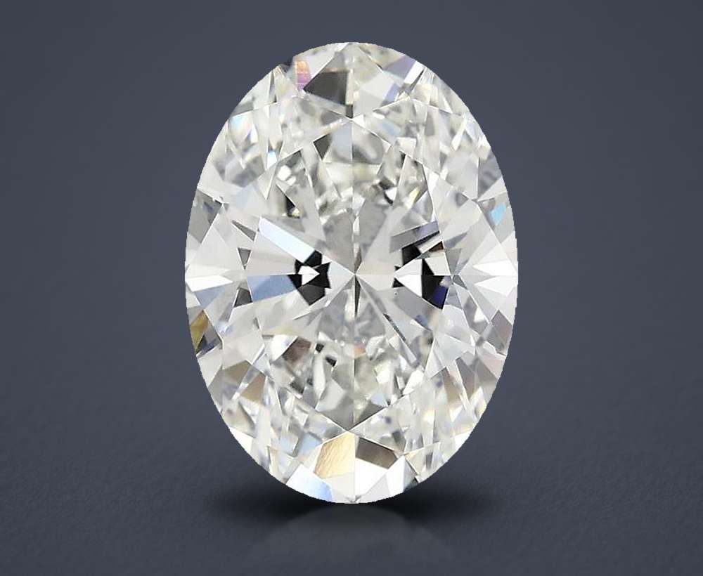 2.45 Carat Oval Lab Diamond