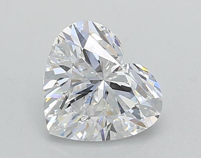 0.87ct D VS2 Rare Carat Ideal Cut Heart Lab Grown Diamond