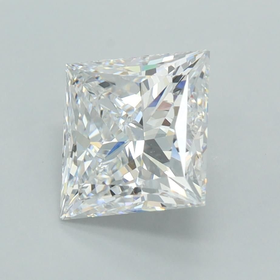 2.44ct E VVS2 Rare Carat Ideal Cut Princess Lab Grown Diamond