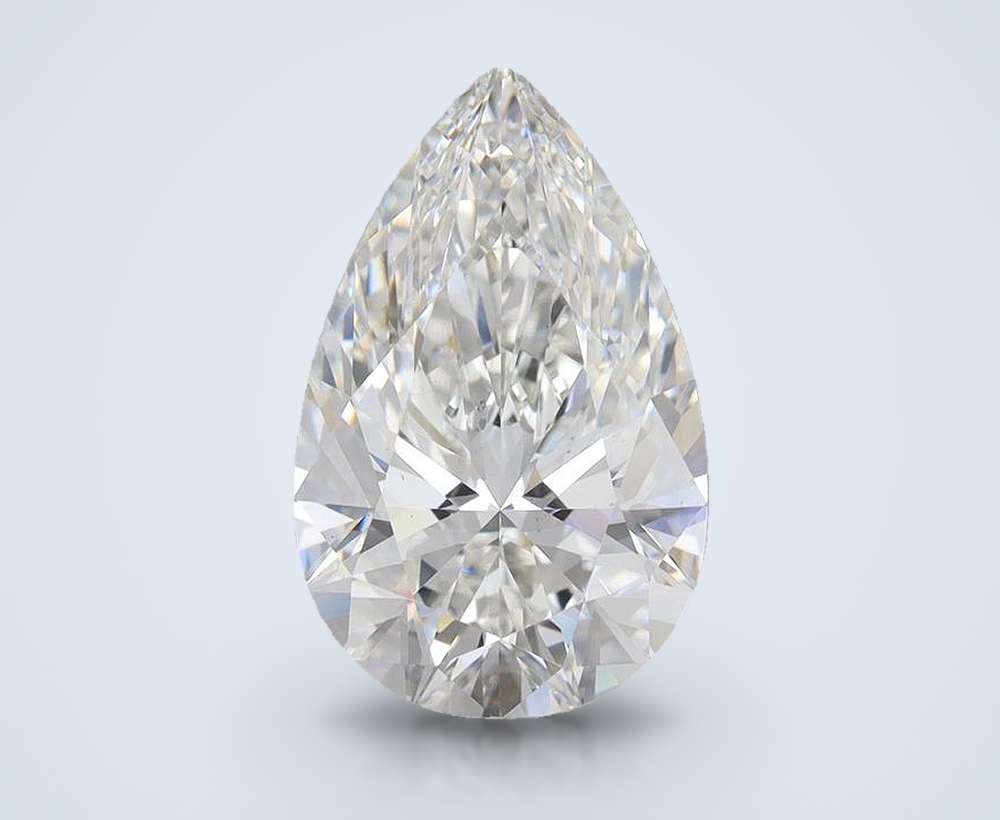 5.48 Carat Pear Lab Diamond