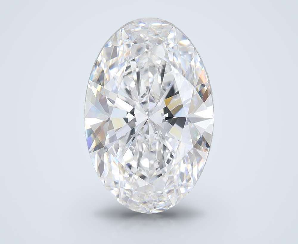 5.44 Carat Oval Lab Diamond