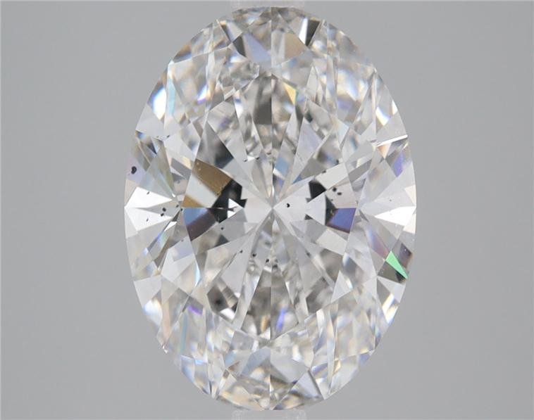 3.12ct G SI1 Rare Carat Ideal Cut Oval Lab Grown Diamond