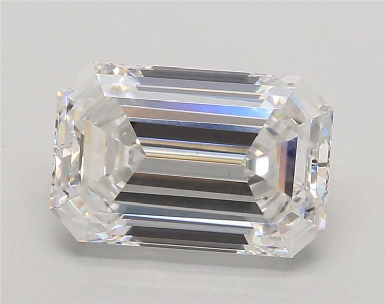 4.01ct E VS2 Rare Carat Ideal Cut Emerald Lab Grown Diamond