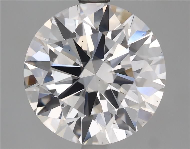 4.04ct F SI1 Rare Carat Ideal Cut Round Lab Grown Diamond