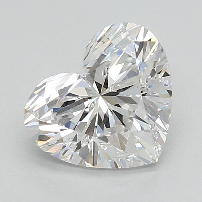 1.64ct E VVS2 Rare Carat Ideal Cut Heart Lab Grown Diamond