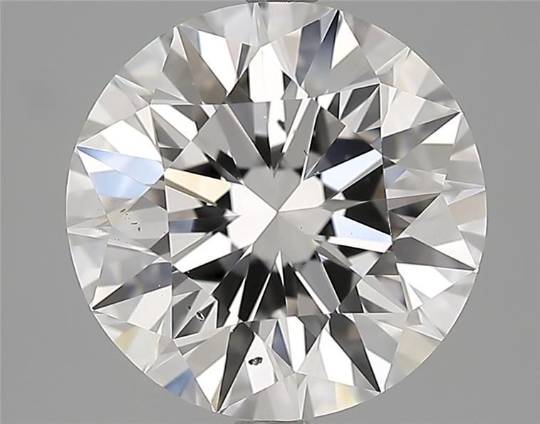 4.04ct E SI1 Rare Carat Ideal Cut Round Diamond