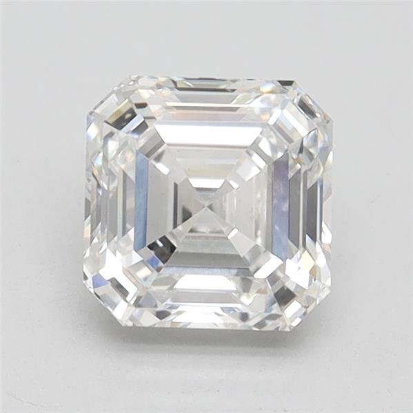 1.30ct F VS1 Rare Carat Ideal Cut Asscher Lab Grown Diamond