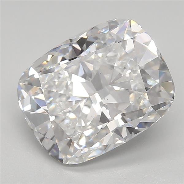 2.65ct E VS2 Rare Carat Ideal Cut Cushion Lab Grown Diamond