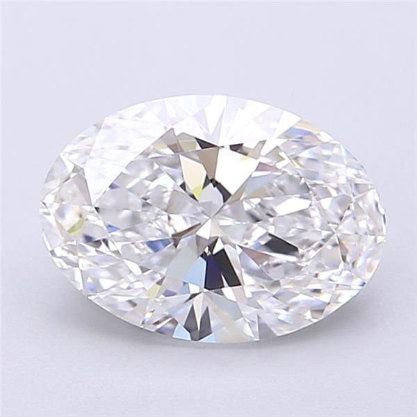 2.12ct D VVS2 Rare Carat Ideal Cut Oval Lab Grown Diamond