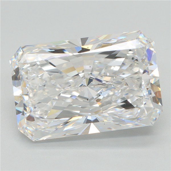 5.05ct D VS2 Rare Carat Ideal Cut Radiant Lab Grown Diamond