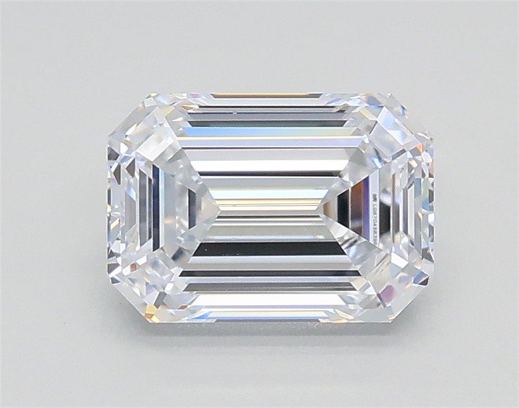 1.04ct D VVS2 Rare Carat Ideal Cut Emerald Lab Grown Diamond