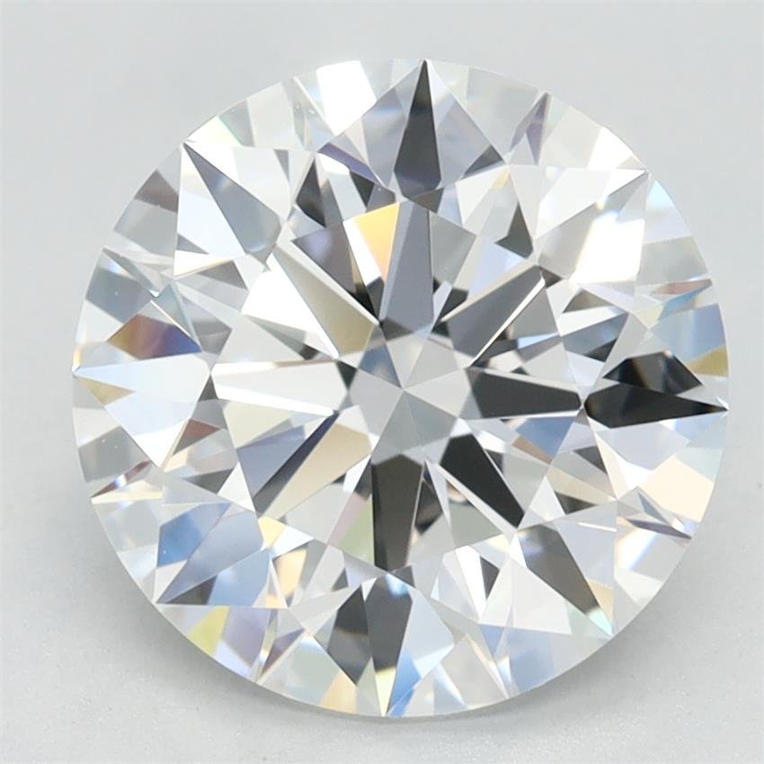 2.83ct D VVS1 Rare Carat Ideal Cut Round Lab Grown Diamond