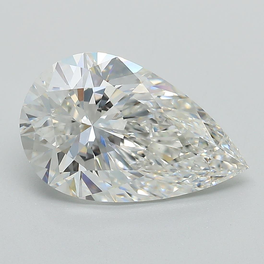 3.57ct G VS1 Rare Carat Ideal Cut Pear Lab Grown Diamond