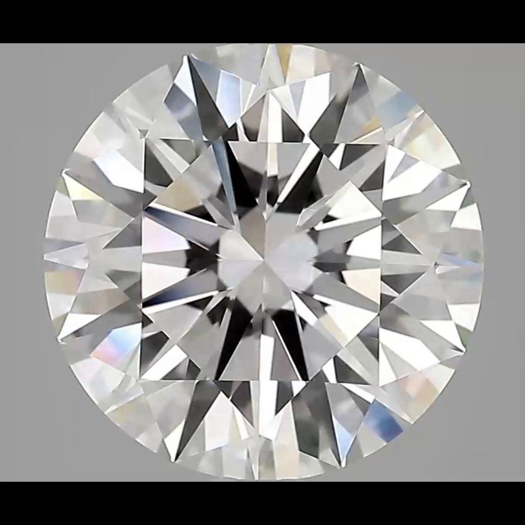 5.23ct H VVS2 Rare Carat Ideal Cut Round Diamond