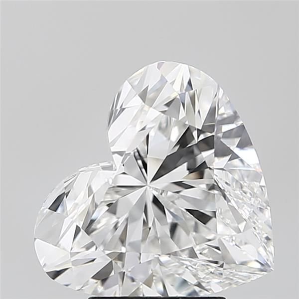 4.03ct E VVS2 Rare Carat Ideal Cut Heart Lab Grown Diamond
