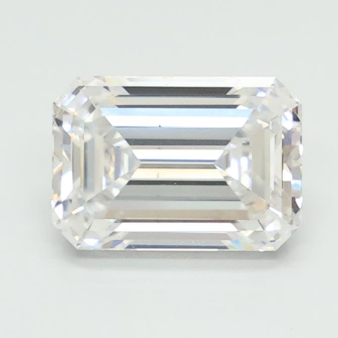 1.55ct D VS2 Rare Carat Ideal Cut Emerald Lab Grown Diamond