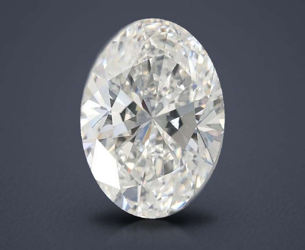 7.57 Carat Oval Lab Diamond