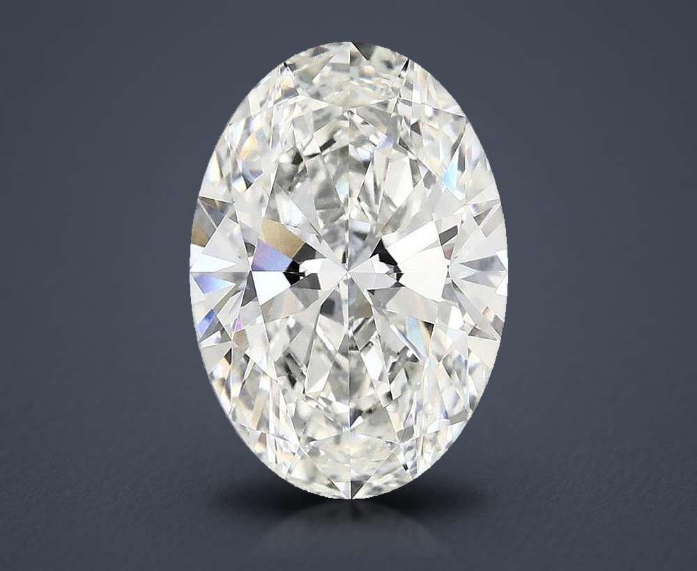 3.74 Carat Oval Lab Diamond