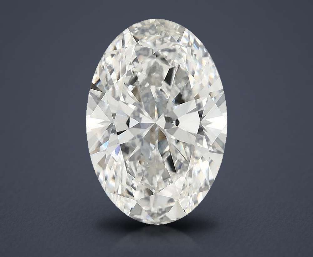 3.91 Carat Oval Lab Diamond