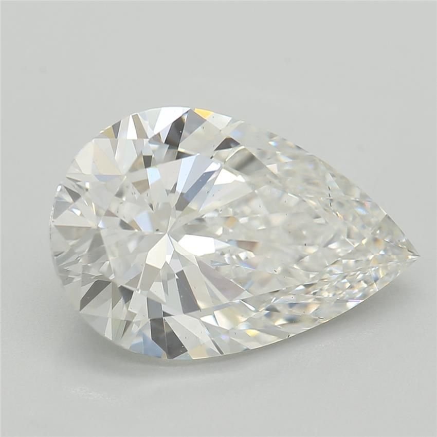 2.51ct E SI1 Rare Carat Ideal Cut Pear Lab Grown Diamond