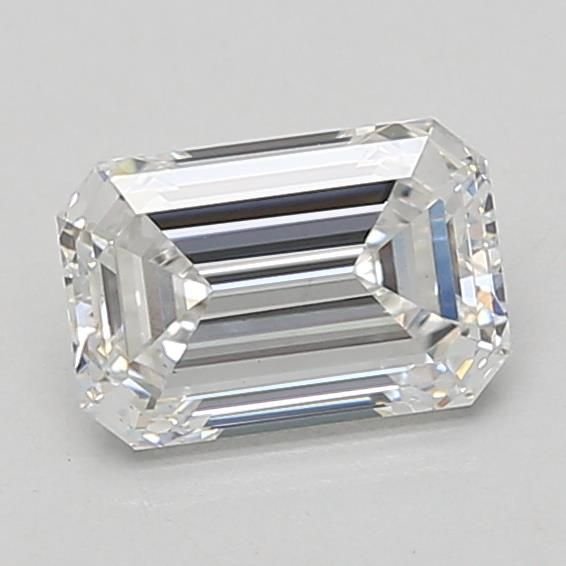 1.29ct D VS2 Excellent Cut Emerald Lab Grown Diamond