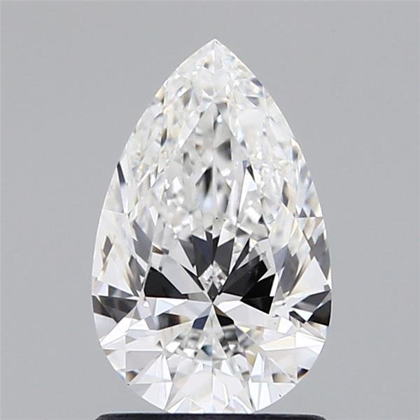 1.18ct F VS1 Rare Carat Ideal Cut Pear Lab Grown Diamond