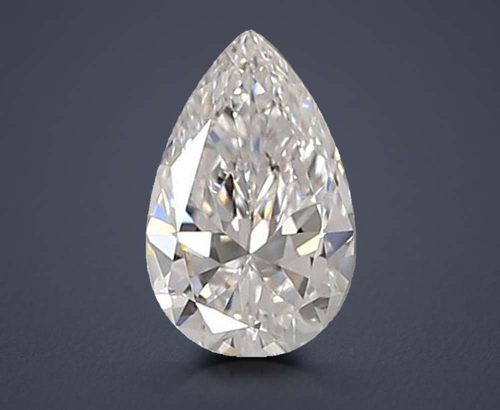 0.50 Carat Pear Lab Diamond