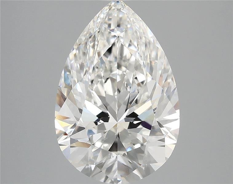 3.89 Carat Pear Lab Diamond