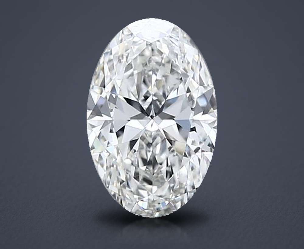 0.90 Carat Oval Natural Diamond