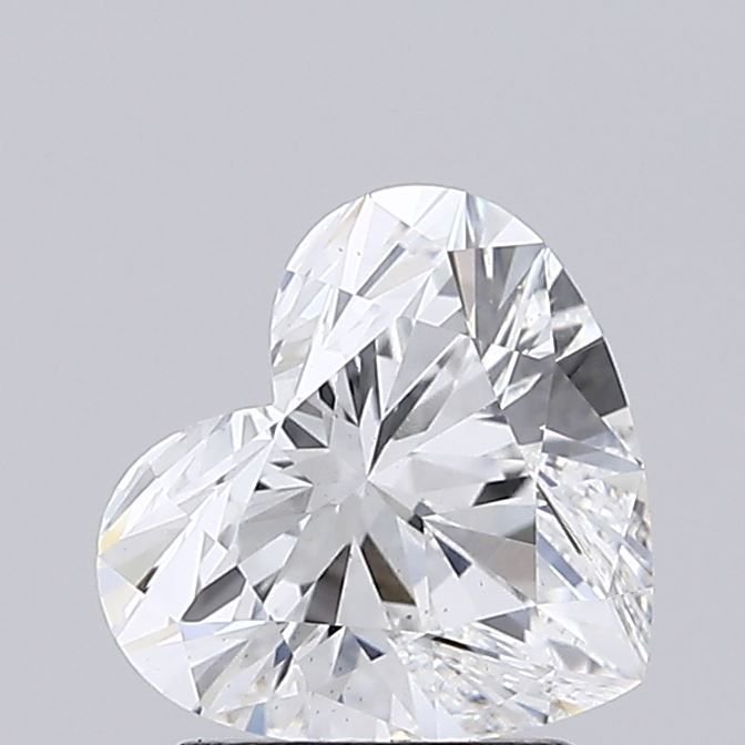 1.66ct E VS2 Rare Carat Ideal Cut Heart Lab Grown Diamond