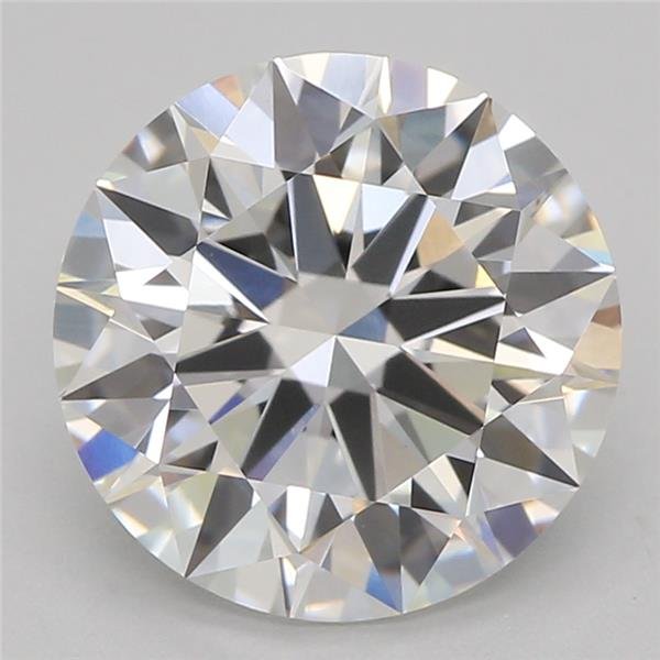 2.03ct F VVS2 Rare Carat Ideal Cut Round Lab Grown Diamond