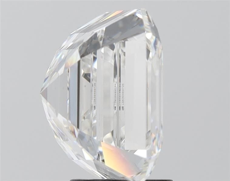 5.92ct F VS1 Rare Carat Ideal Cut Asscher Lab Grown Diamond