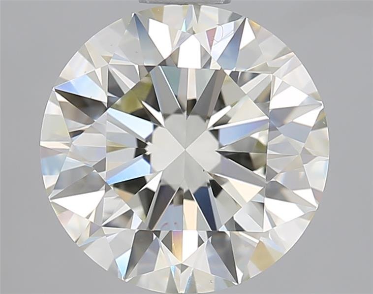 3.01ct K VS1 Rare Carat Ideal Cut Round Diamond