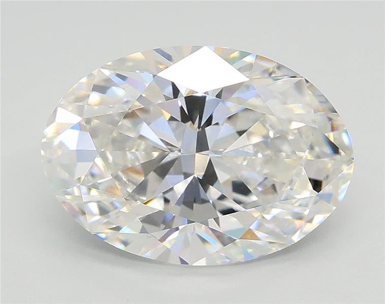 2.74ct F VVS2 Rare Carat Ideal Cut Oval Lab Grown Diamond