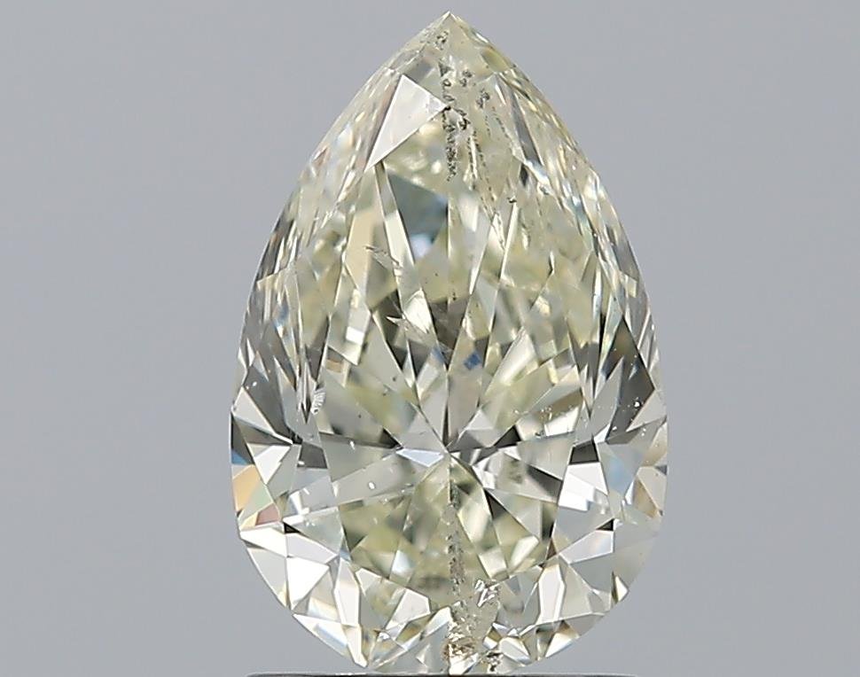 1.71ct K SI2 Rare Carat Ideal Cut Pear Diamond